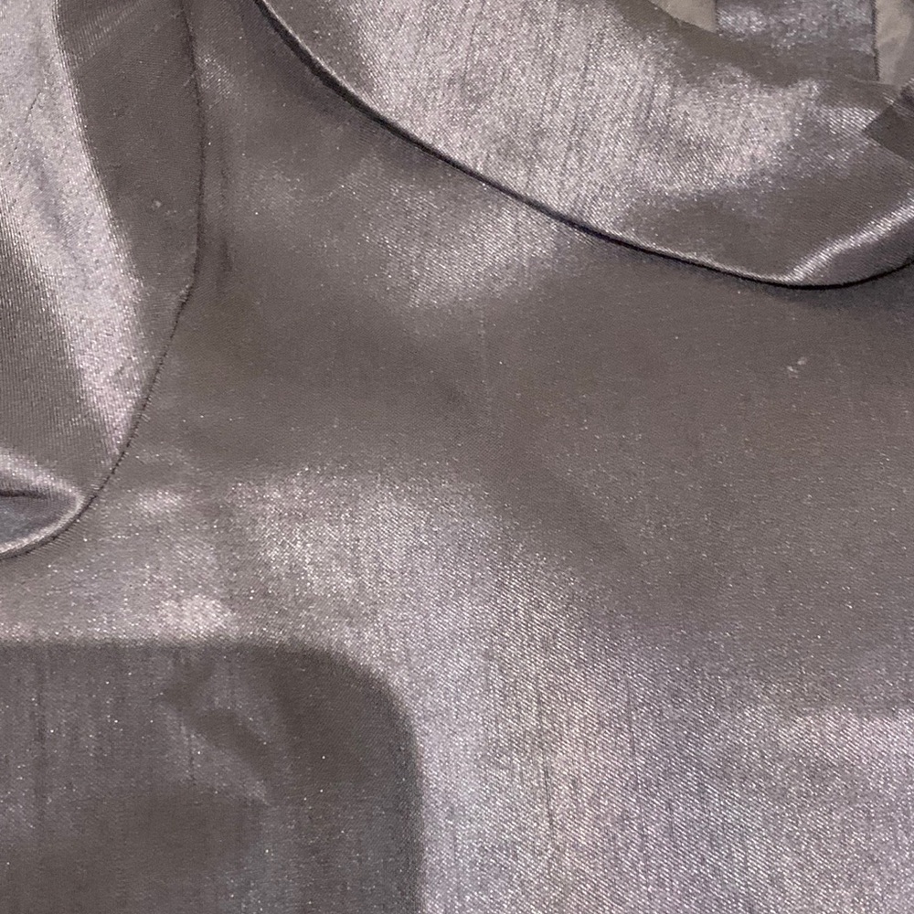 Janie and Jack girls size 4 metallic grey dress - Picture 7 of 15